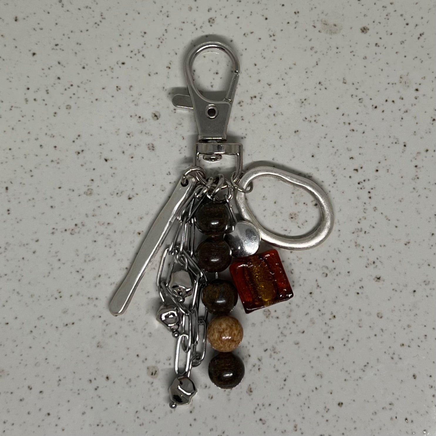 007 - Silver & Copper Chiastolite